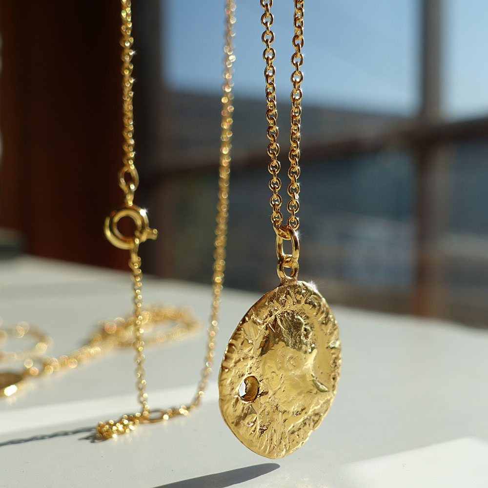 빈티지 로마시대 디나리우스 코인목걸이 | 아이디어스