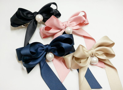 Long Tail Grosgrain Bow 