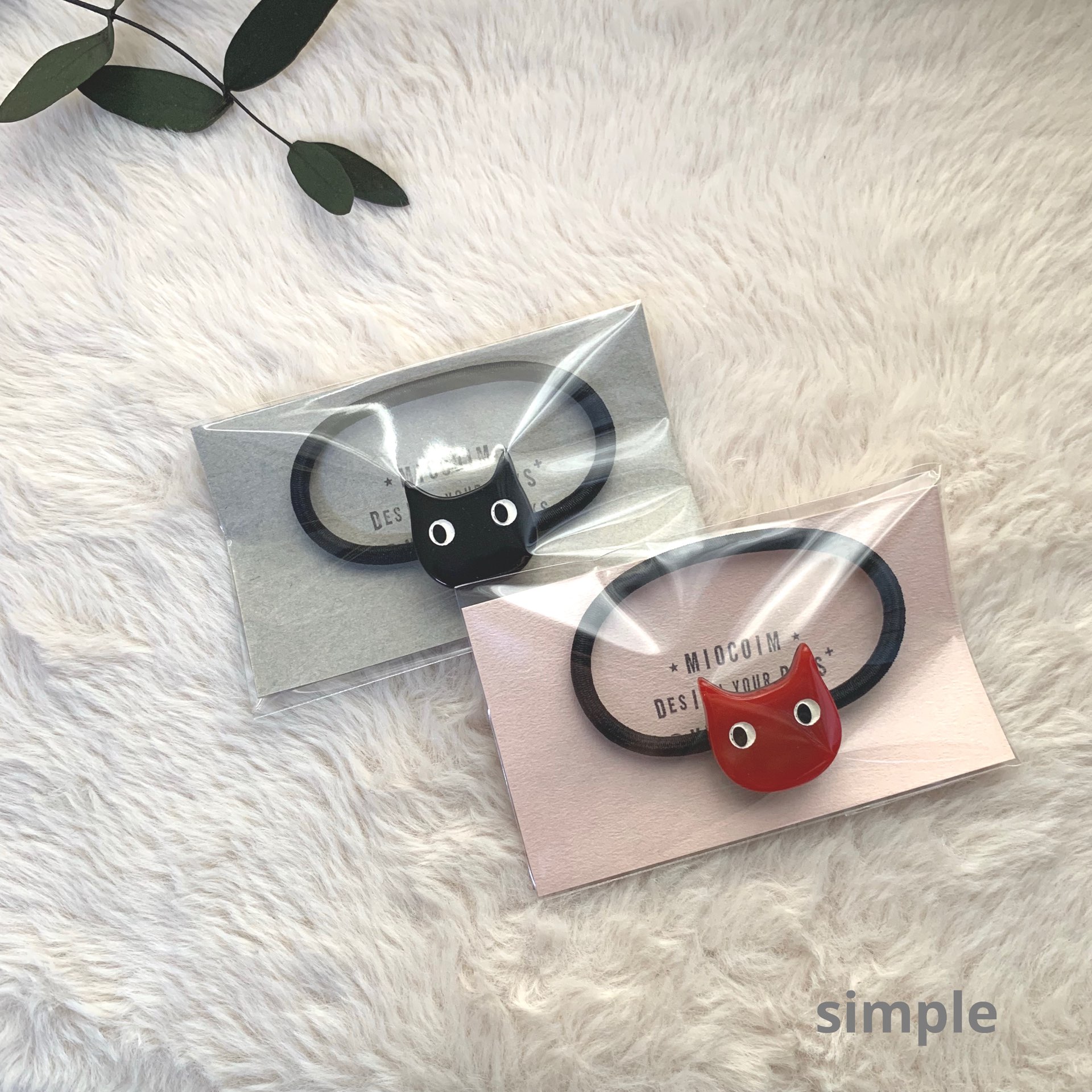 😺 고양이친구 오너먼트 헤어타이 | 아이디어스