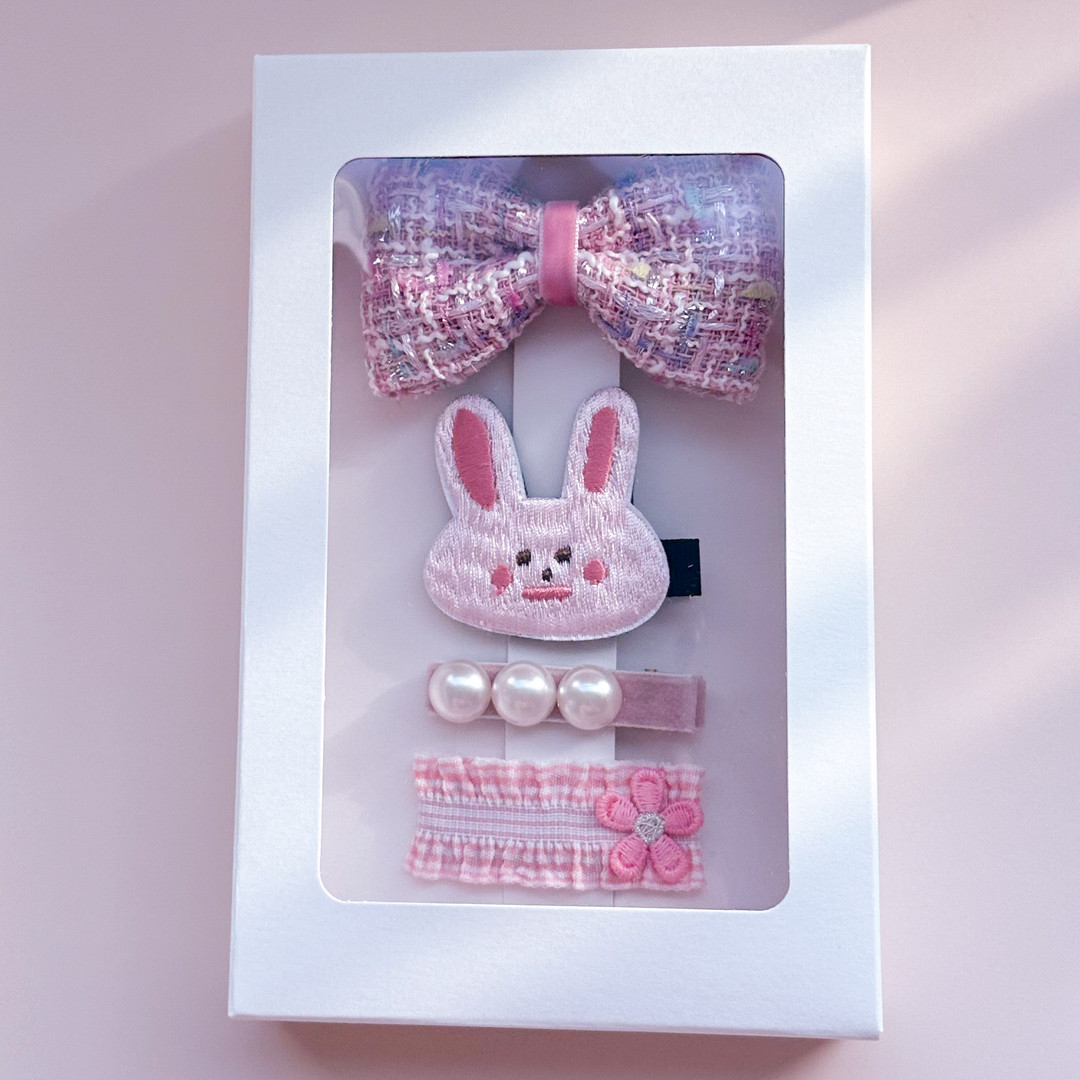 tweed ribbon rabbit set | idus