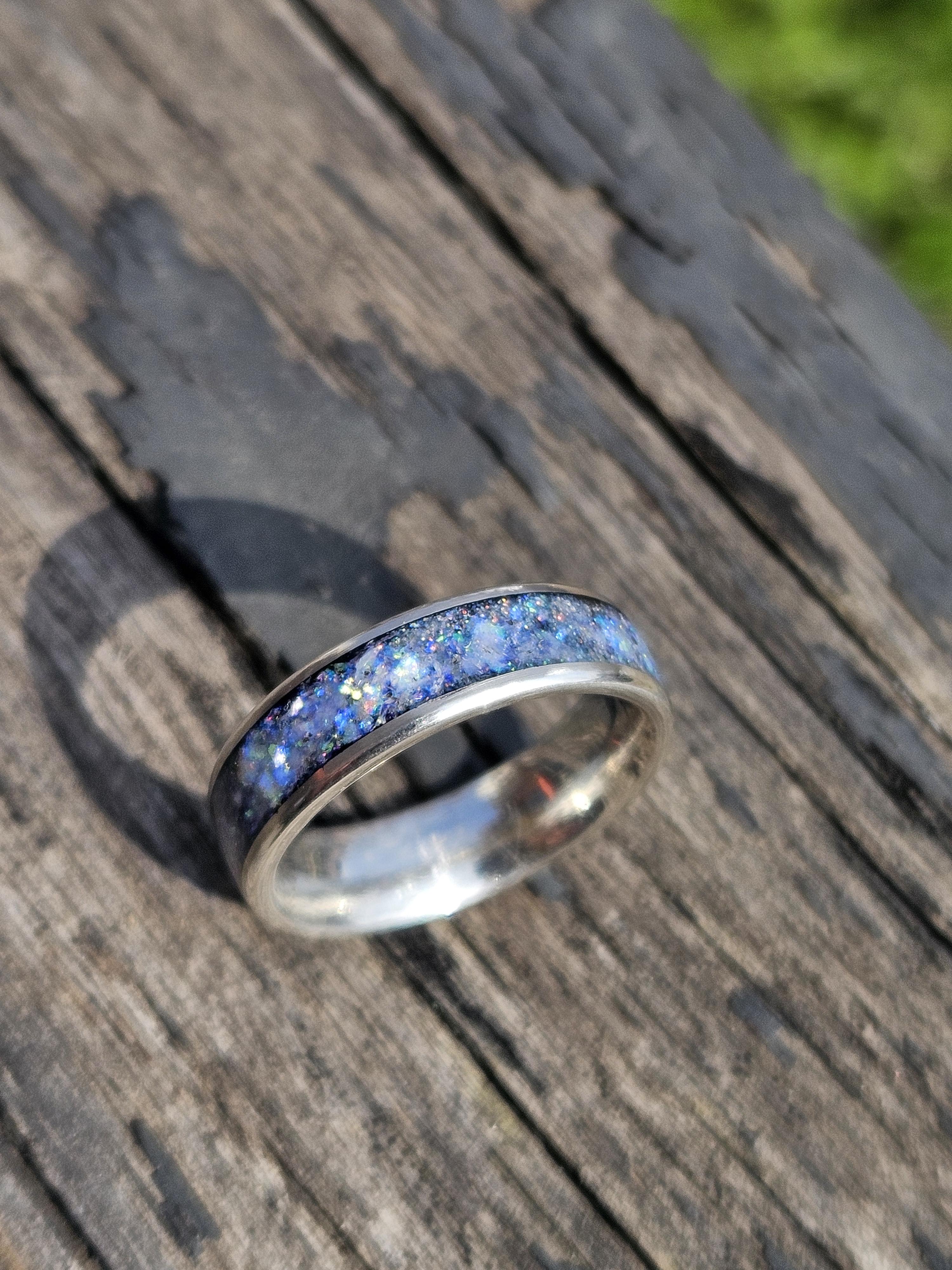 ONLY주문제작] ✨오묘한 빛의 향연✨자개 실버링 | 아이디어스