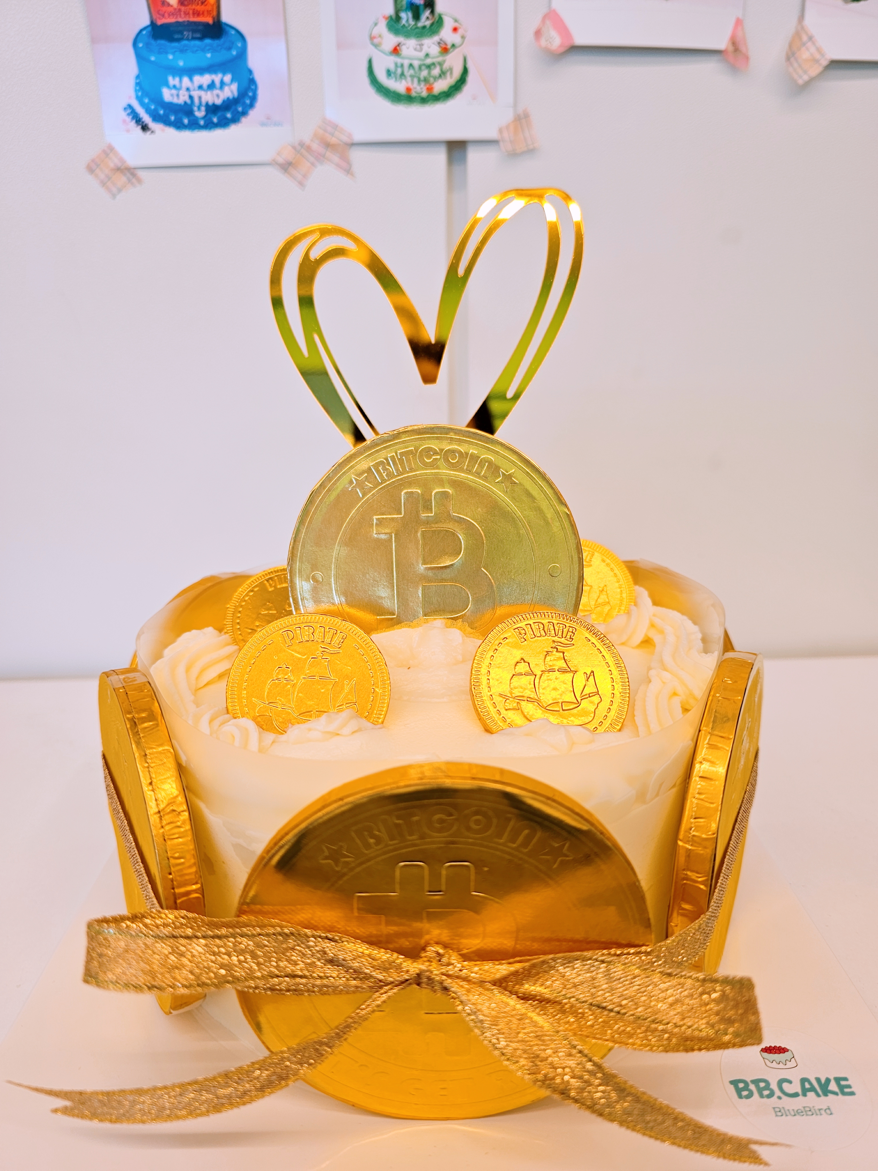 골드케이크🌟(생일 환갑 칠순 선물) 비트코인케이크 [원산지:작품정보참조] | 아이디어스