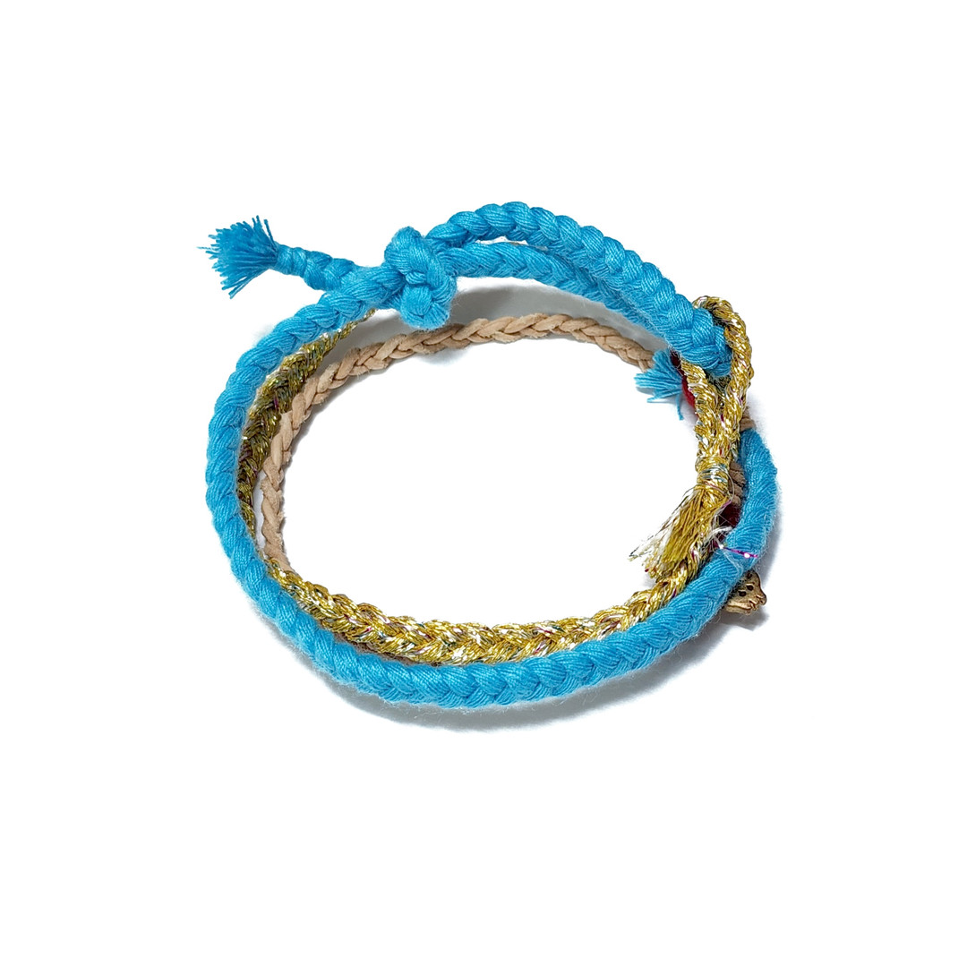 3MIX.06 / handmade thread wish bracelet | idus