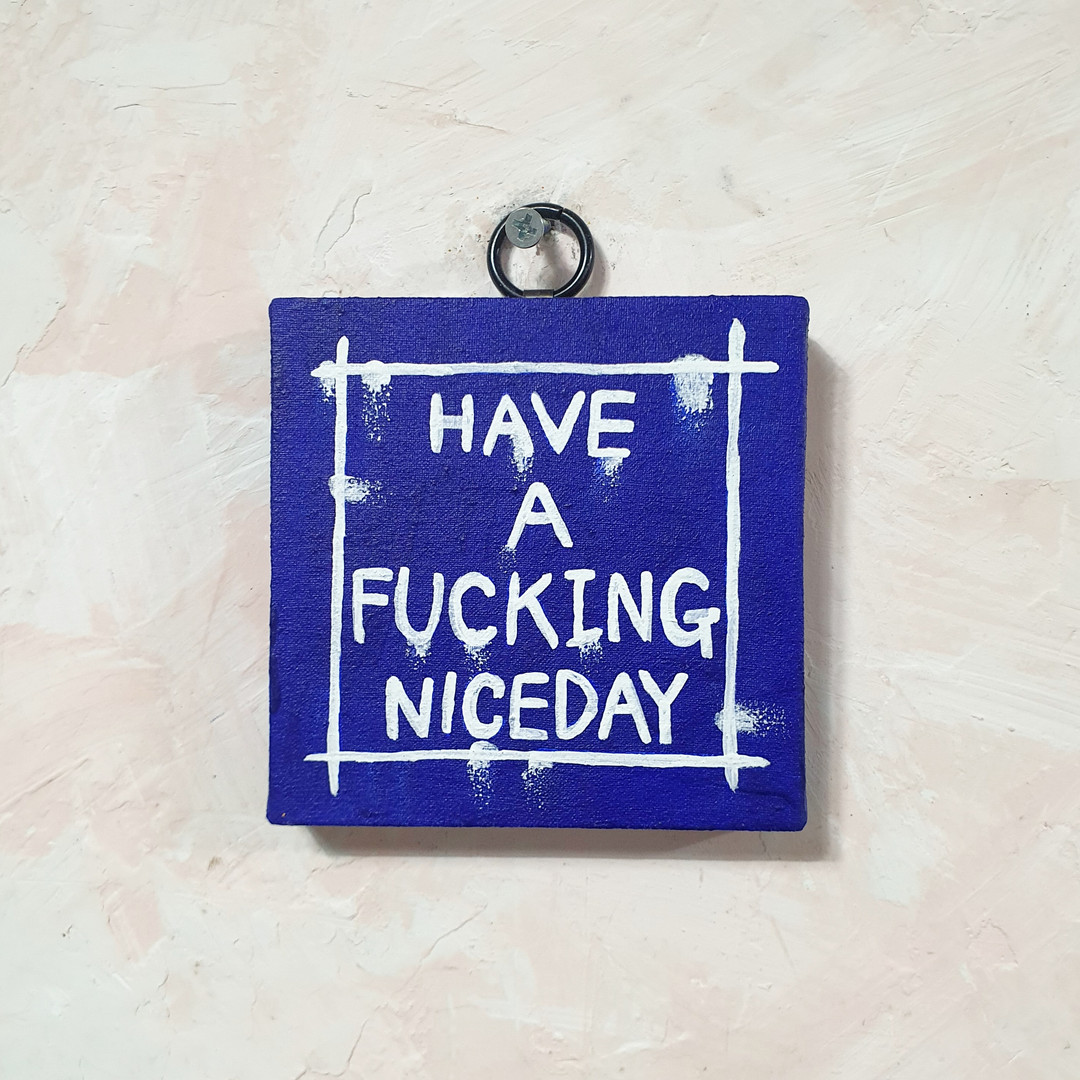 Niceday framed hand painted unique interior