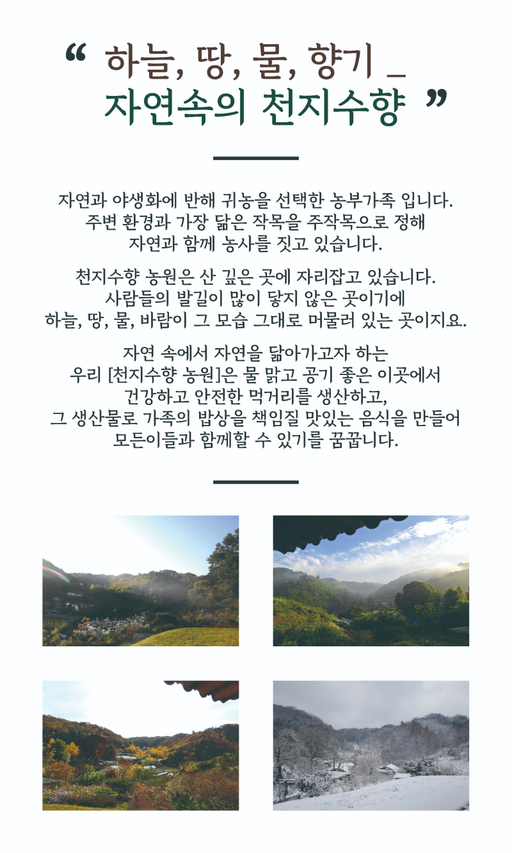 천지수향 아름담음 | 작가 피드 천지수향 아름담음