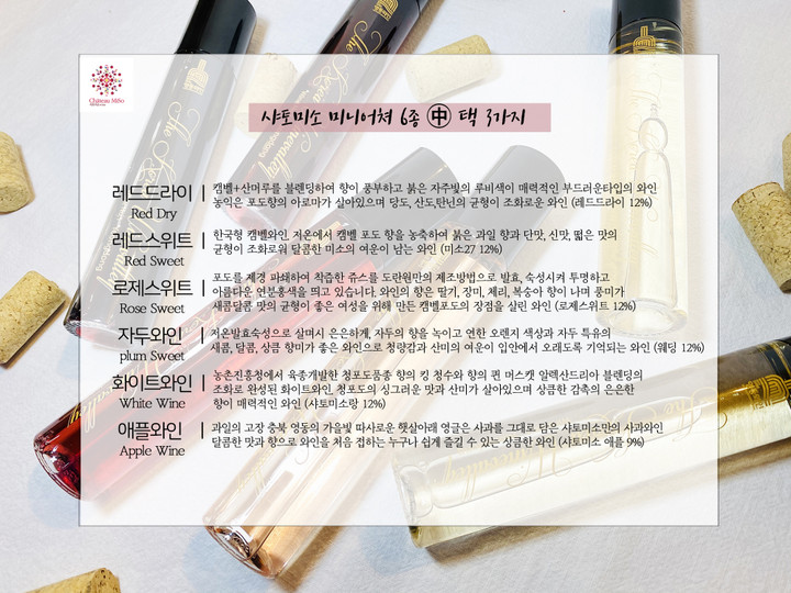 샤토미소 미니어처와인 단품 130ml 3종 택 | 아이디어스
