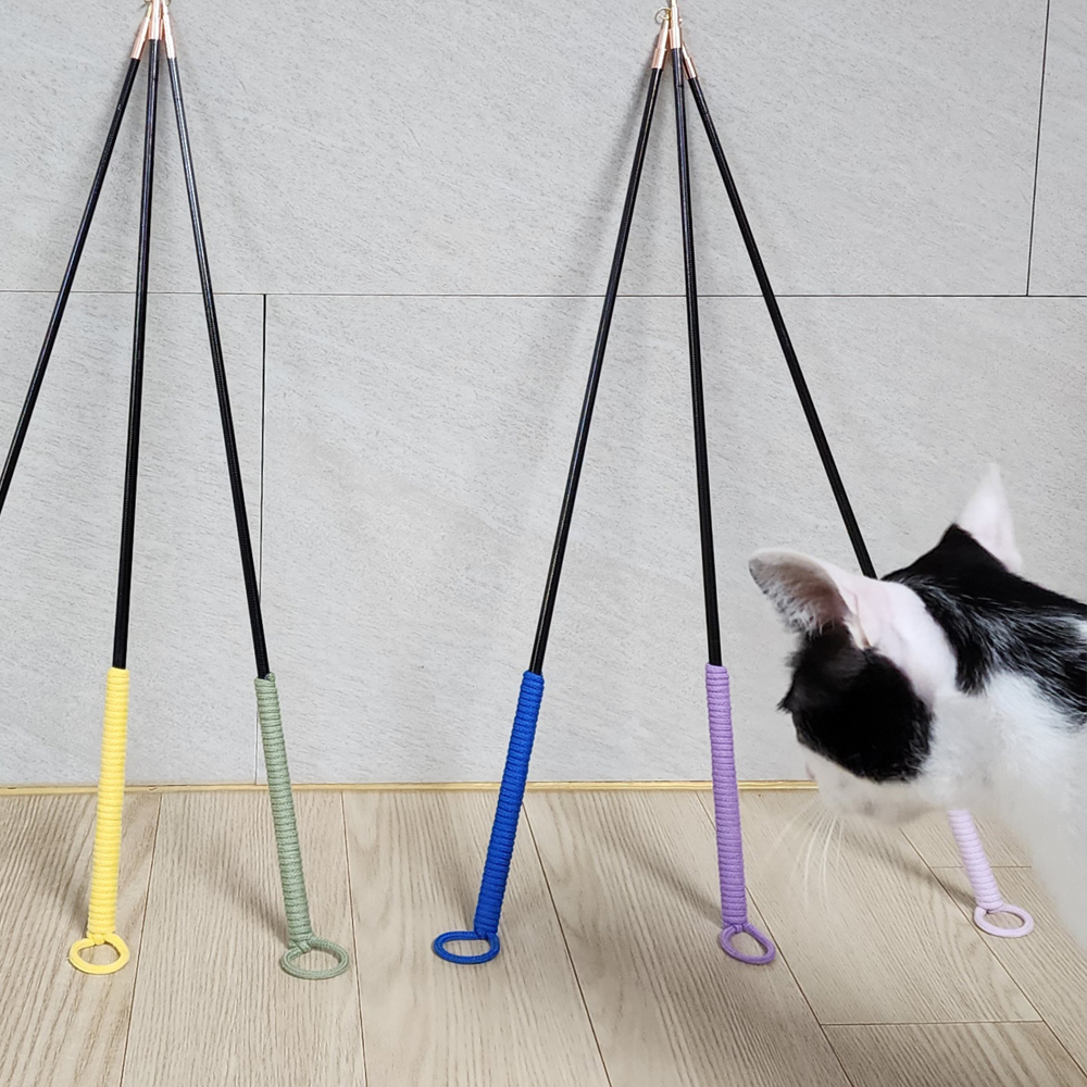 고양이 냥생 3단 카본 낚싯대 | 아이디어스