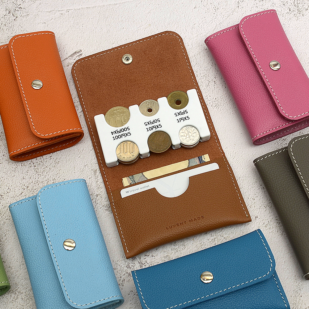 일본 엔화 가죽 동전 지갑 코인 케이스 여행준비물 | 아이디어스