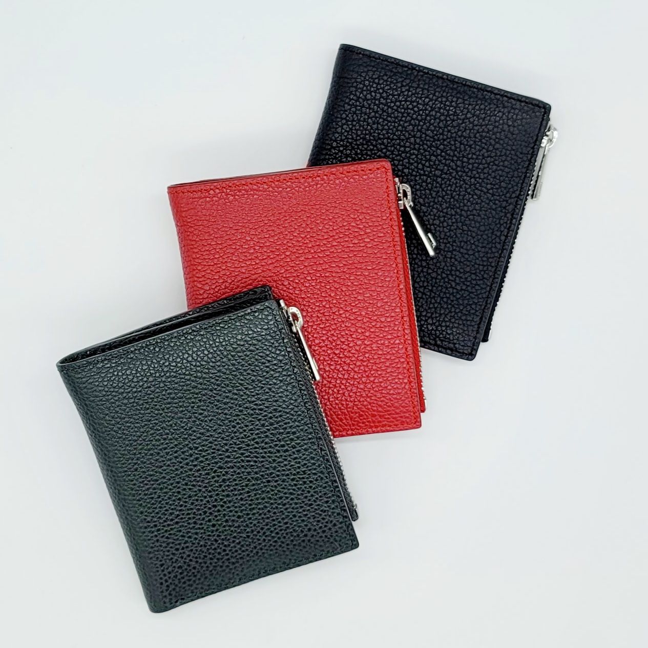 가죽 포켓 반지갑 심플 반지갑 동전지폐지갑 | 아이디어스