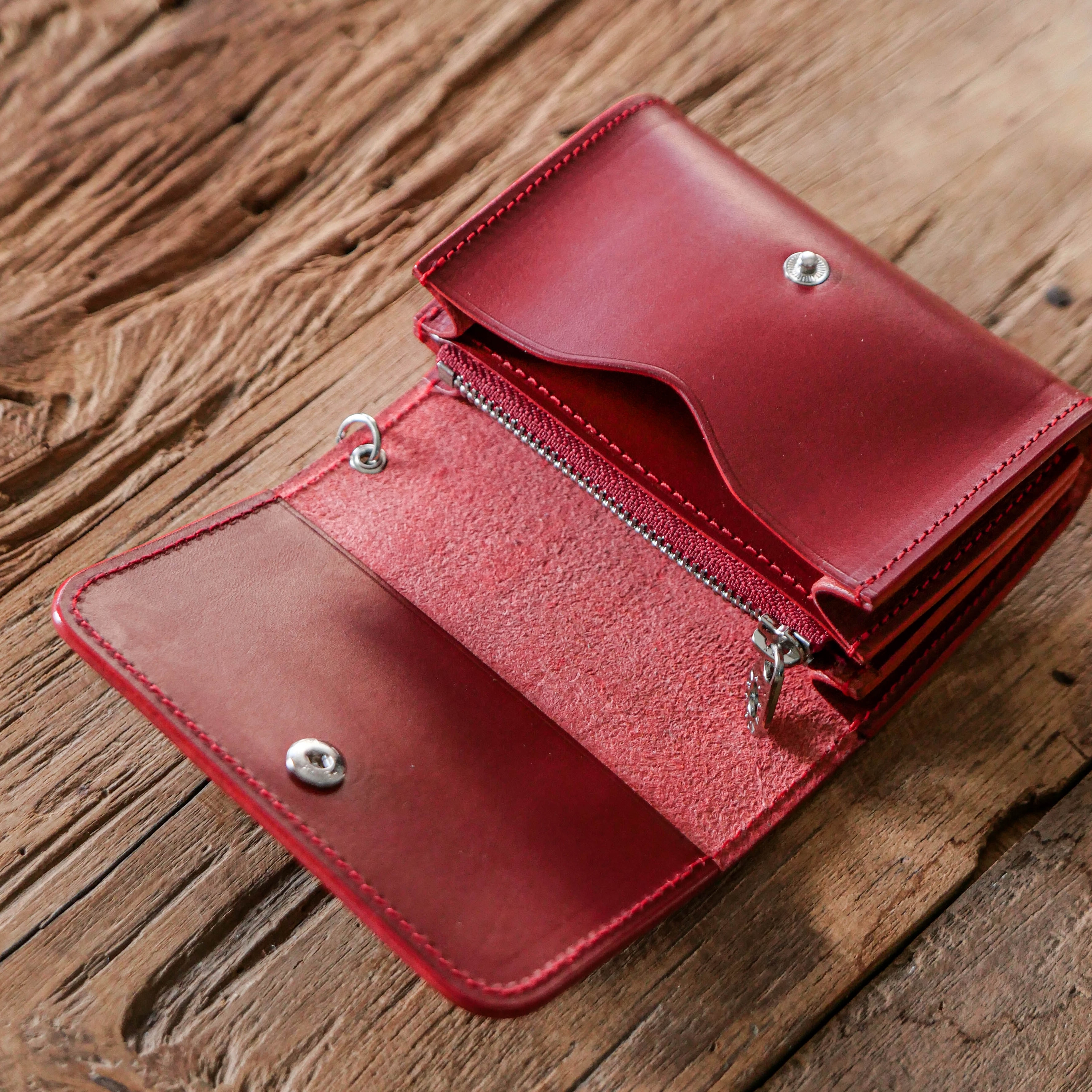 무료각인]이태리소가죽 otp카드지퍼반지갑 | 아이디어스