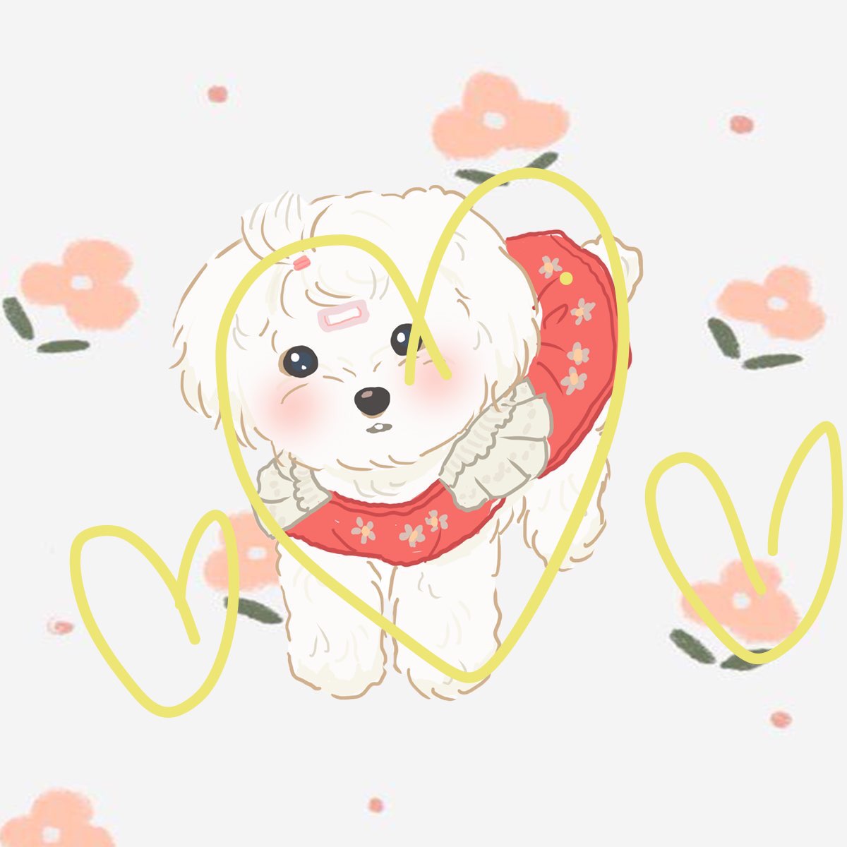 🌸뽀짝뽀짝🌸반려동물 일러스트 | 아이디어스 - 핸드메이드, 수공예, 수제 먹거리