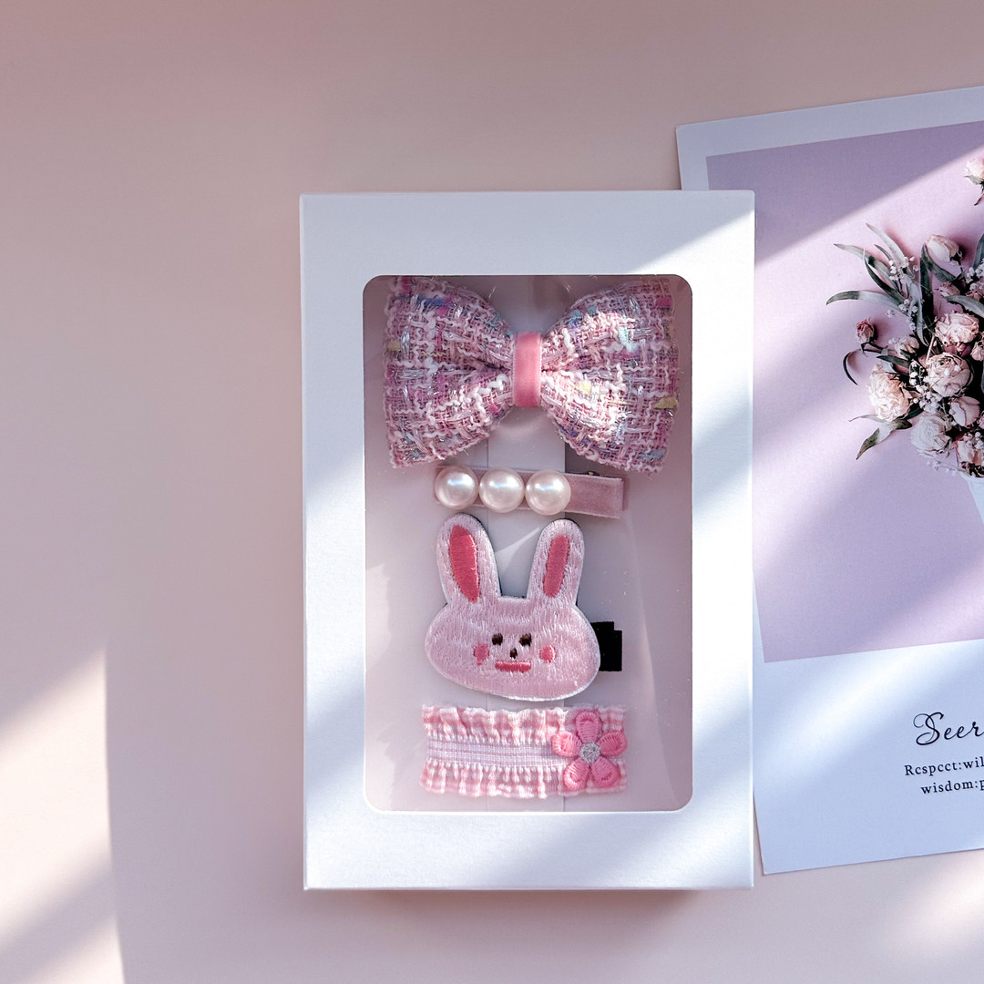 tweed ribbon rabbit set | idus