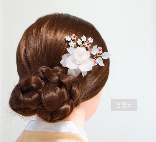 아크릴꽃 한복 뒤꽂이 헤어핀 | 아이디어스 아크릴꽃 한복 뒤꽂이 헤어핀