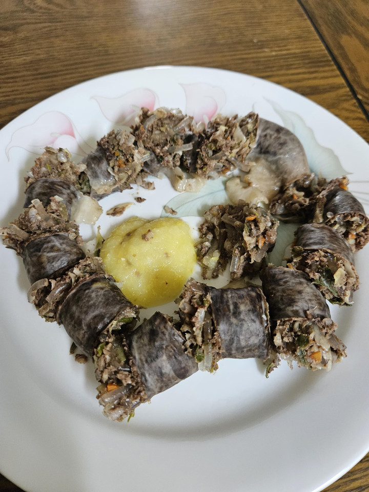 <맛순> 수제순대 500g 전통 병천야채순대 | 아이디어스 <맛순> 수제순대 500g 전통 병천야채순대