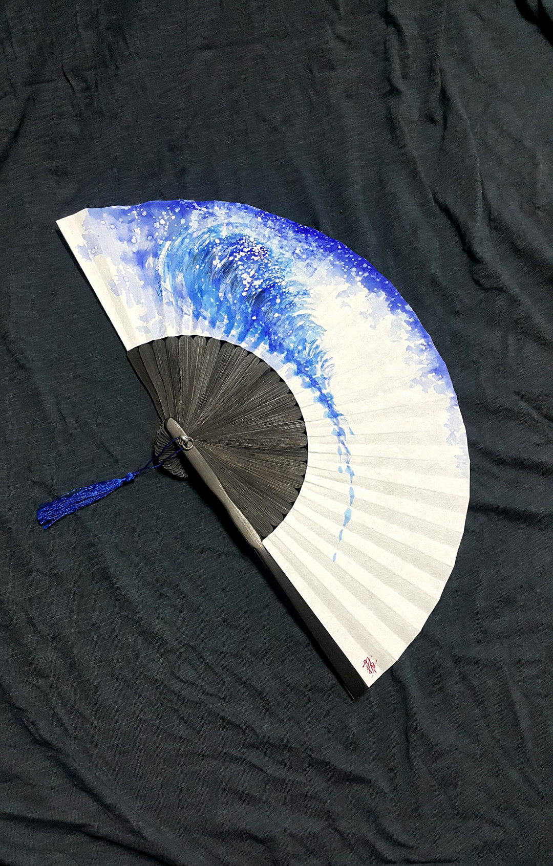Directly Green Wavy Summer Sea / Fan Kim | idus