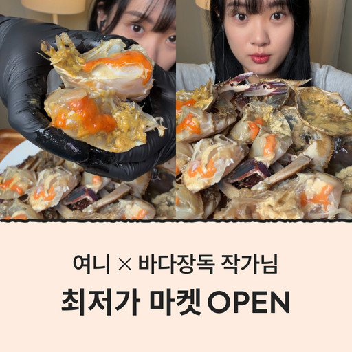[여니X바다장독] 4마리 간장게장 (2.4kg) [원산지:작품정보참조]