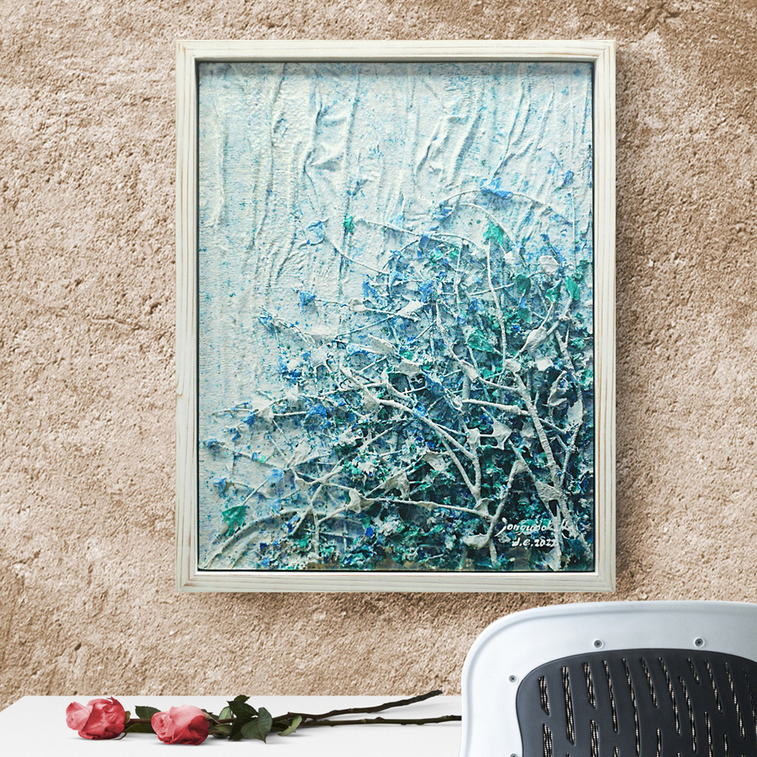 Heavenly Forest 42, 45 Canvas + Wooden Frame – Premium Type | idus