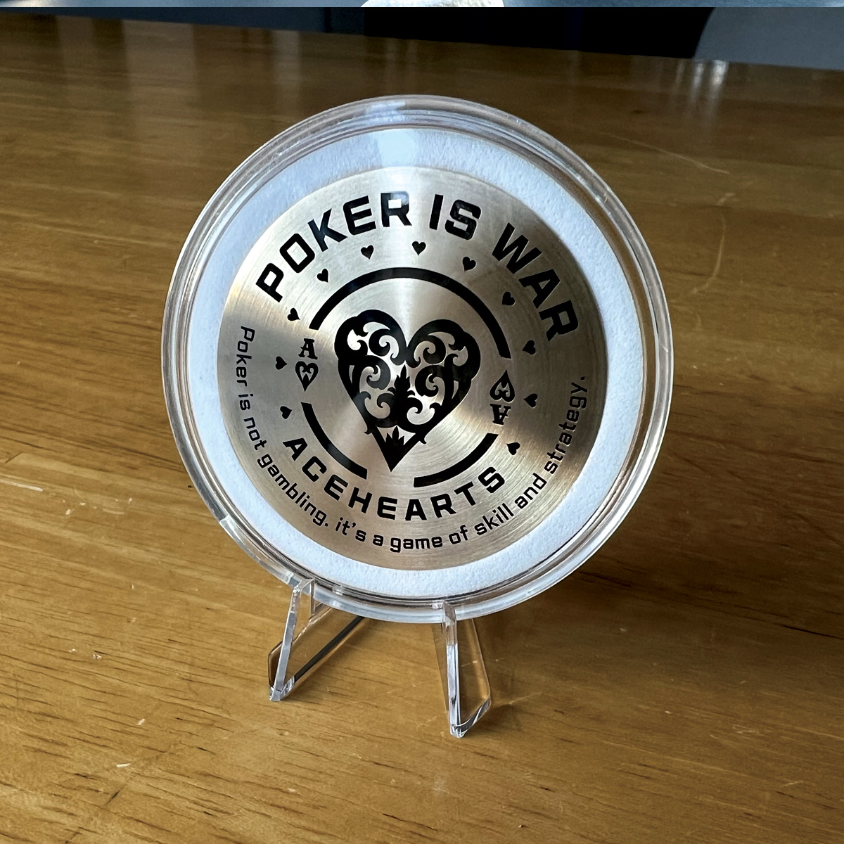 홀덤펍 칩프로텍터 황동 코인 칩키퍼 카지노용품 하트 | 아이디어스