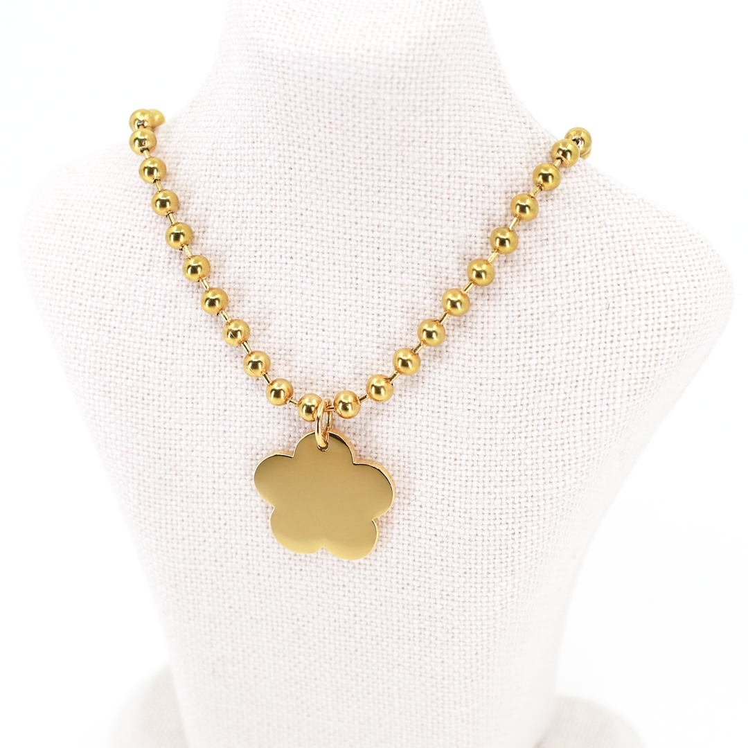 골드써지컬💛]강아지 인식표 목걸이 맞춤제작 | 아이디어스