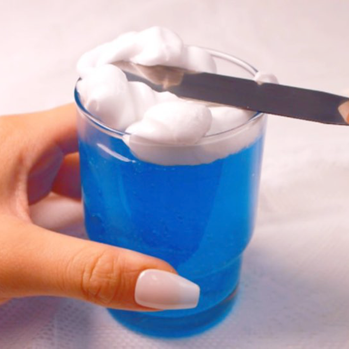💙소다펀치🍦물젤리클리어슬라임 + 생크림 슬라임 | 아이디어스