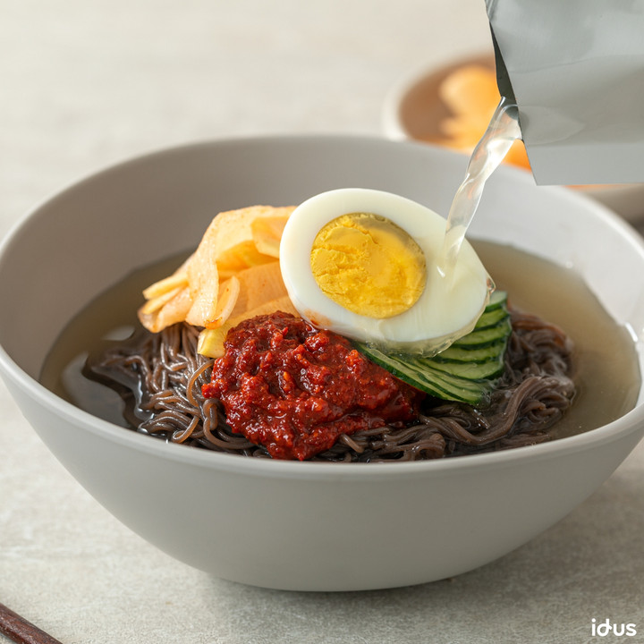 🍜육각수냉면🍜물비빔냉면❤️해장에좋은 | 아이디어스 🍜육각수냉면🍜물비빔냉면❤️해장에좋은