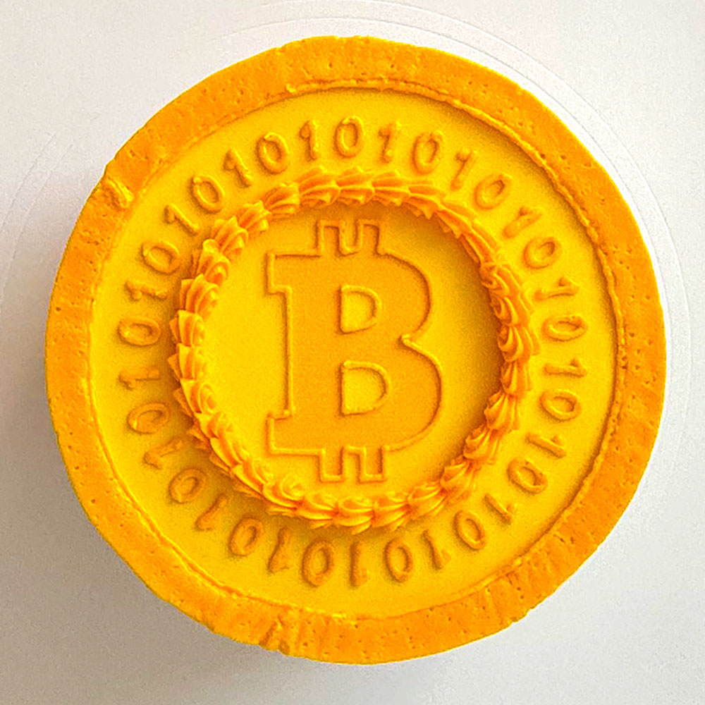 비트코인케이크 레터링케이크(당일발송 토일월배달가능) [원산지:작품정보참조] | 아이디어스