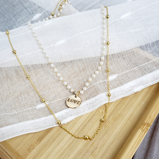 [AK] Pearl in love 펄 인 러브 목걸이 아이디어스