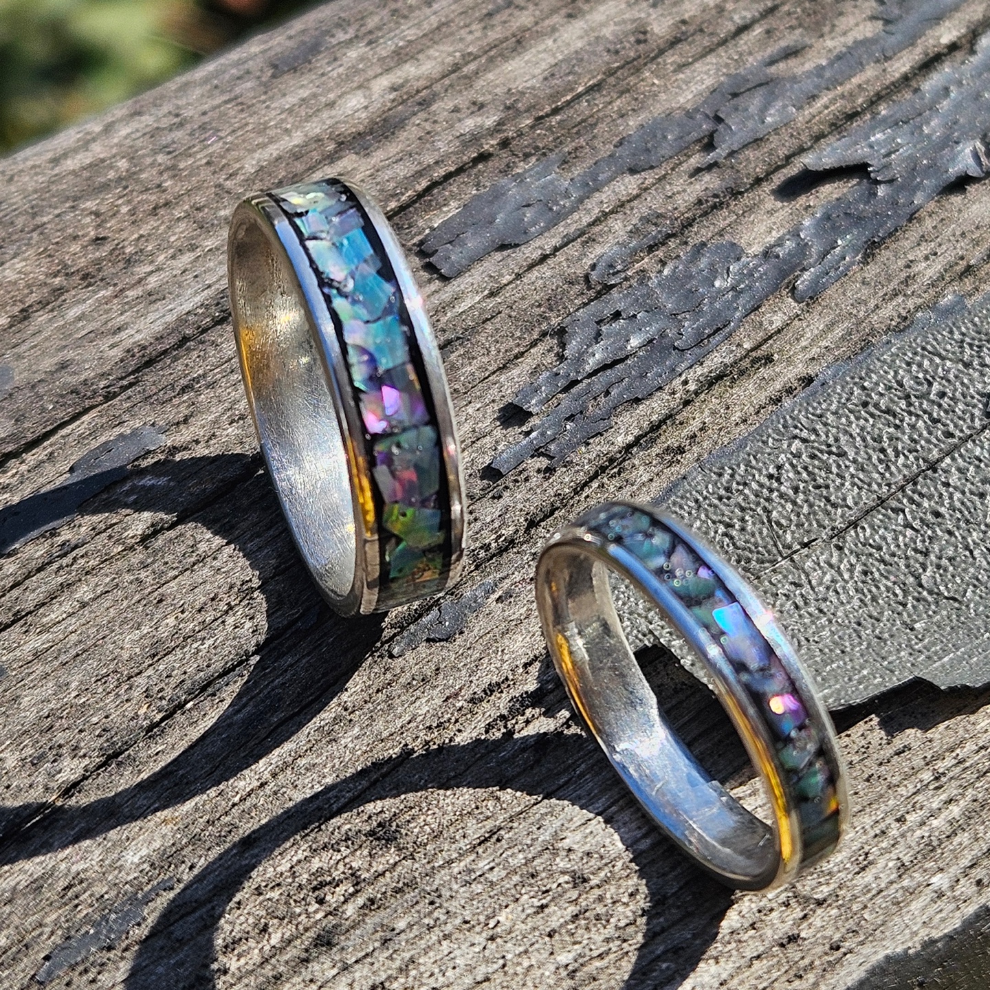 [ONLY주문제작] 오묘한 빛의 향연 자개 실버링 | 아이디어스