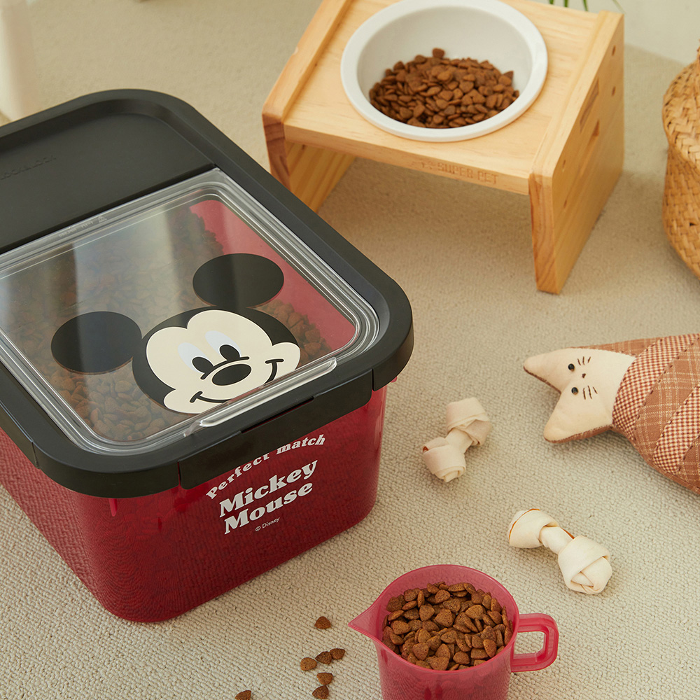 ディズニー】ミッキー 多用途密閉 米/ペットフード保存容器_5KG/10KG