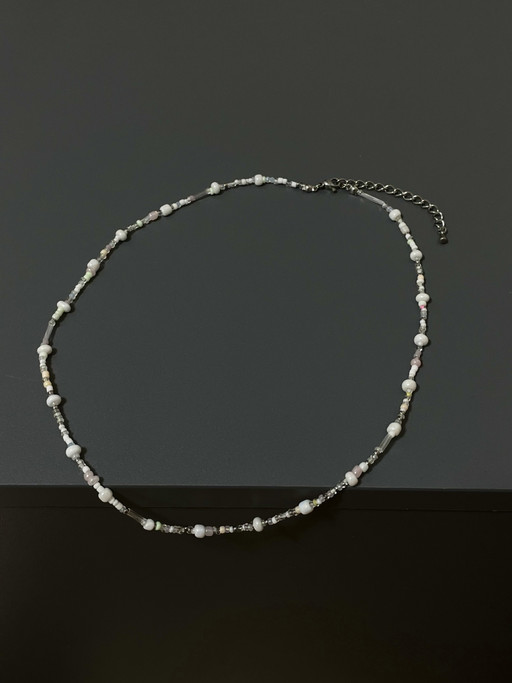 써지컬 Mix beads necklace 남녀공용 아이디어스