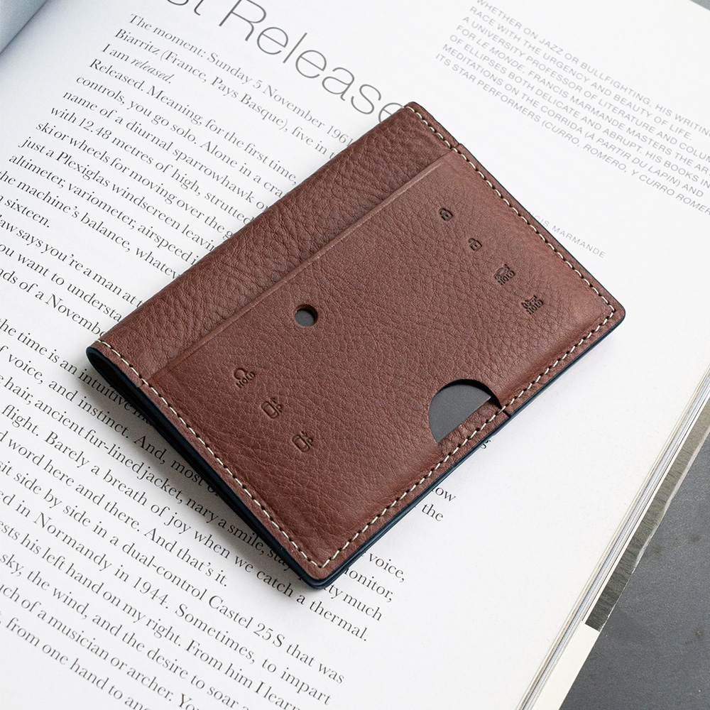 현대 스마트 카드 가죽 지갑 키홀더 | 아이디어스