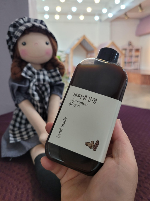 차가운 겨울을 든든히 마시면 좋은 건강음료 추천~하율정과 수제생강추출물 4