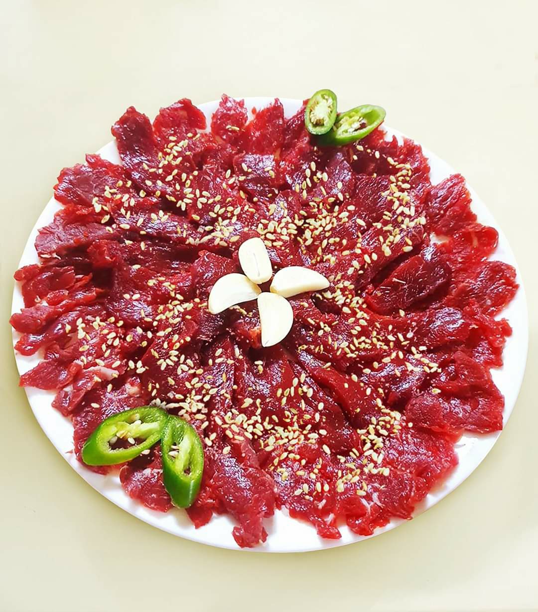 8/20(목)도착 [삼남매고깃간]한우 육사시미 생고기 | 아이디어스 - 핸드메이드, 수공예, 수제 먹거리 8/20(목)도착 [삼남매고깃간]한우 육사시미... 