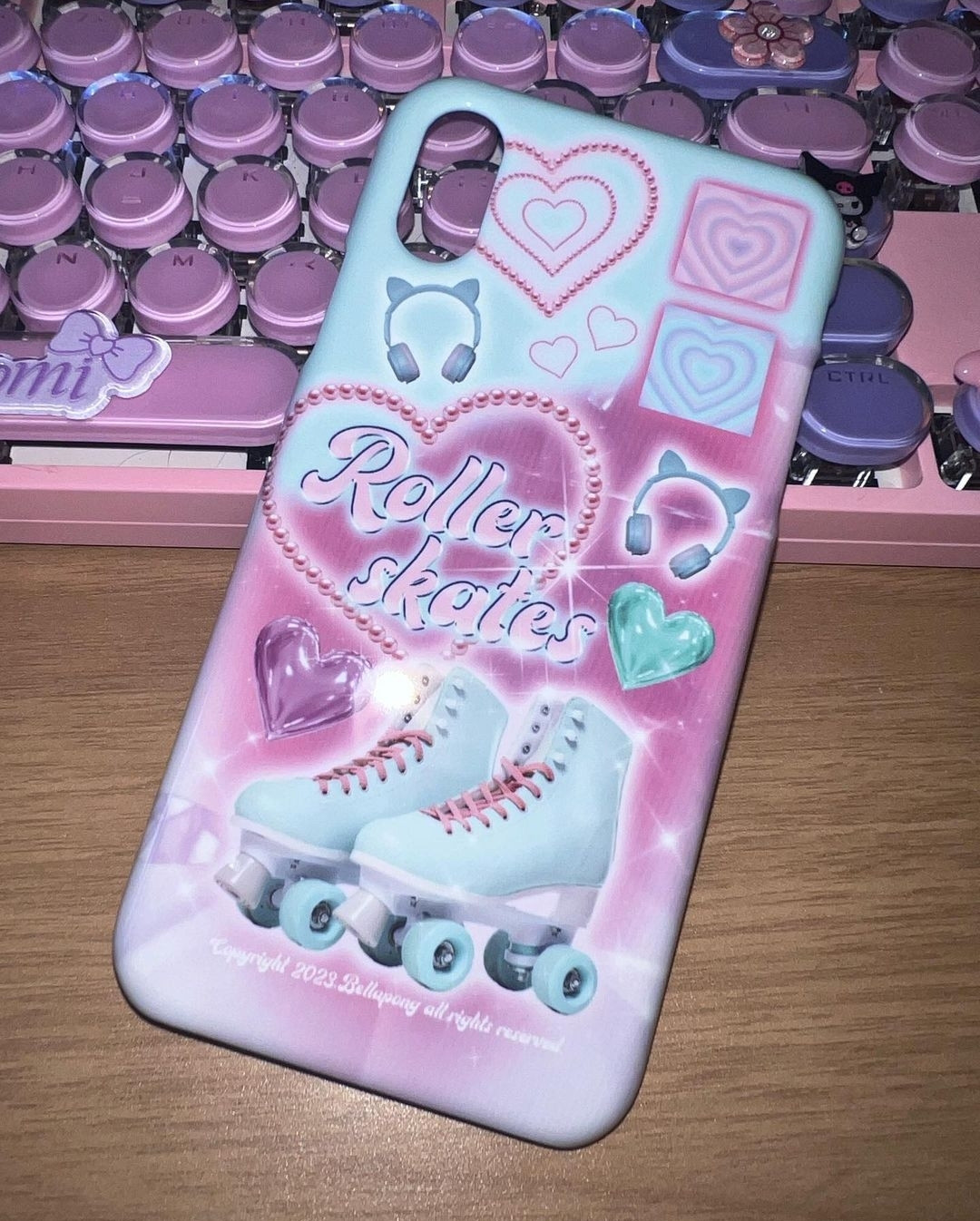[Roller skates] Hard phone case