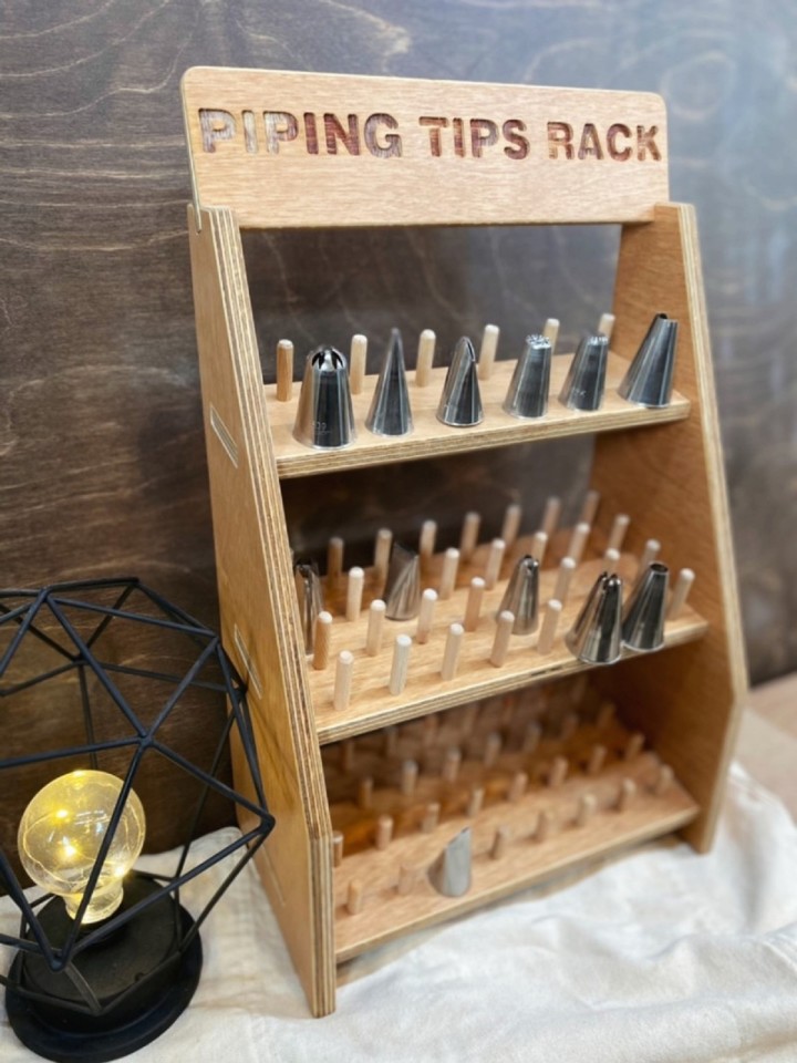 [Vincere] piping tips rack, home baking tools | idus
