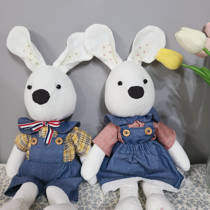 🐰귀염뽀짝 토끼커플 애착인형🐰💕 🎁 아기선물 | 아이디어스