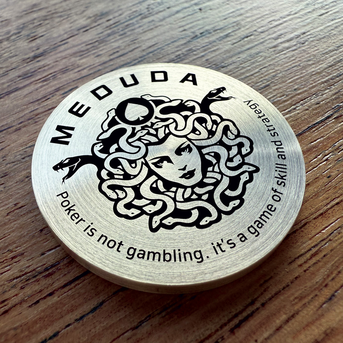 홀덤펍 칩프로텍터 황동 코인 칩키퍼 카지노용품 메두사 | 아이디어스