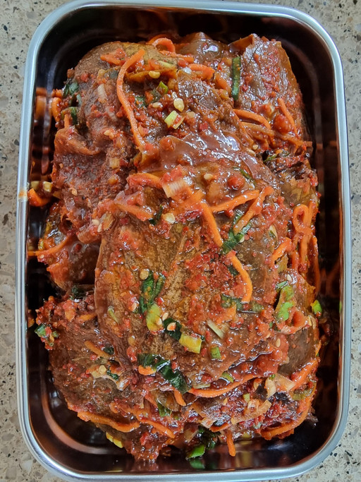 🔥32%할인🔵농부 콩잎김치250g🔵(추억속의)반찬 | 아이디어스 🔥32%할인🔵농부 콩잎김치250g🔵(추억속의)반찬