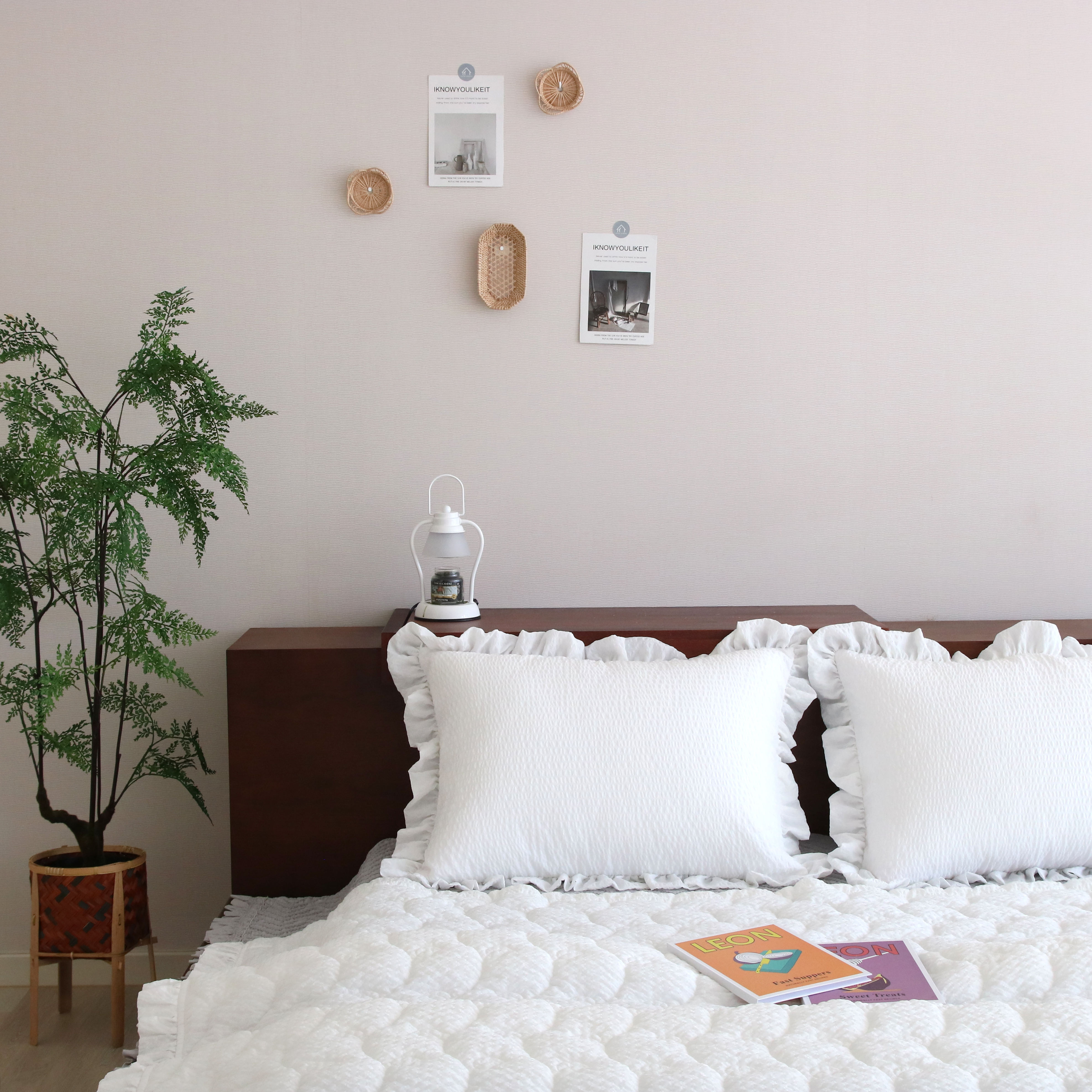 블랙라벨] 샤카 리플지 프릴 침구 (이불/베개 커버) | 아이디어스