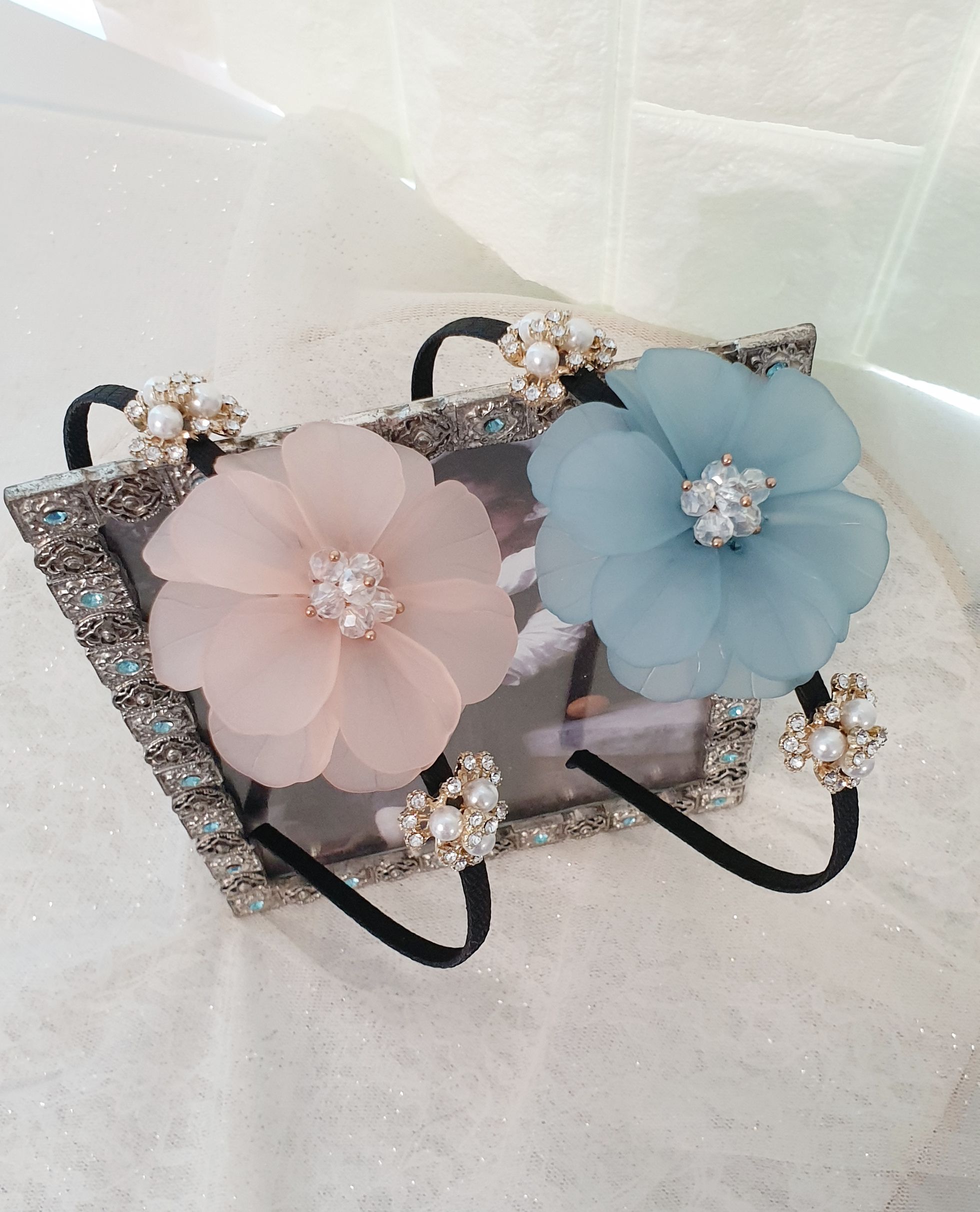 Handmade Korean Hanbok Hollyhock Headband