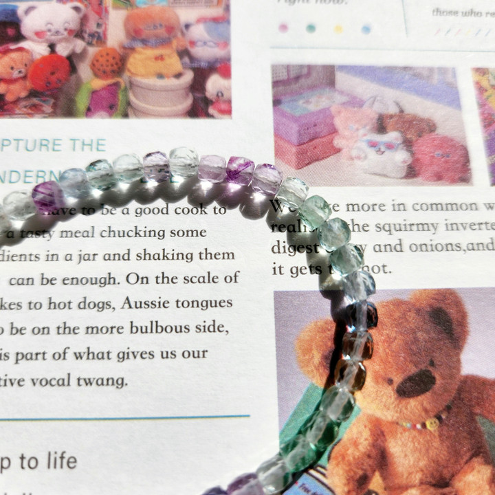 🧊AA+ 큐브 플로라이트 팔찌🩵 | 아이디어스