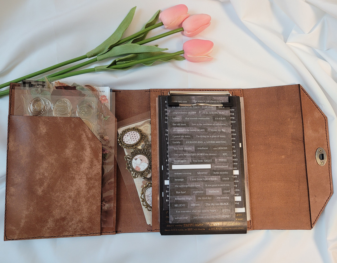 leather clipboard pouch