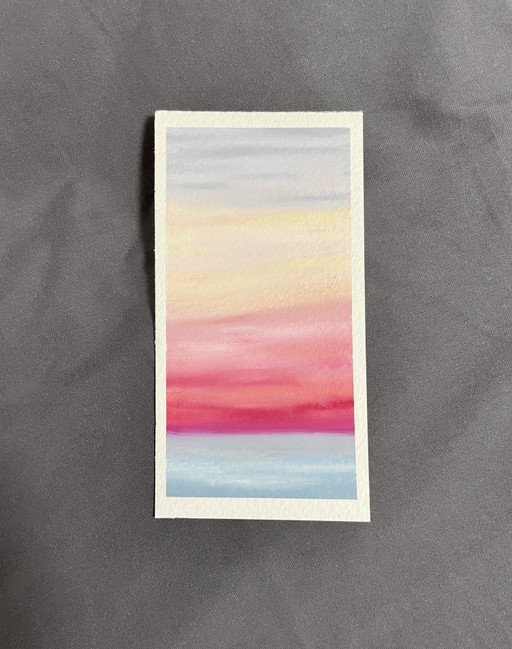 🌅[오일파스텔 그림] 한켠의하늘 | 아이디어스 🌅[오일파스텔 그림]  한켠의하늘