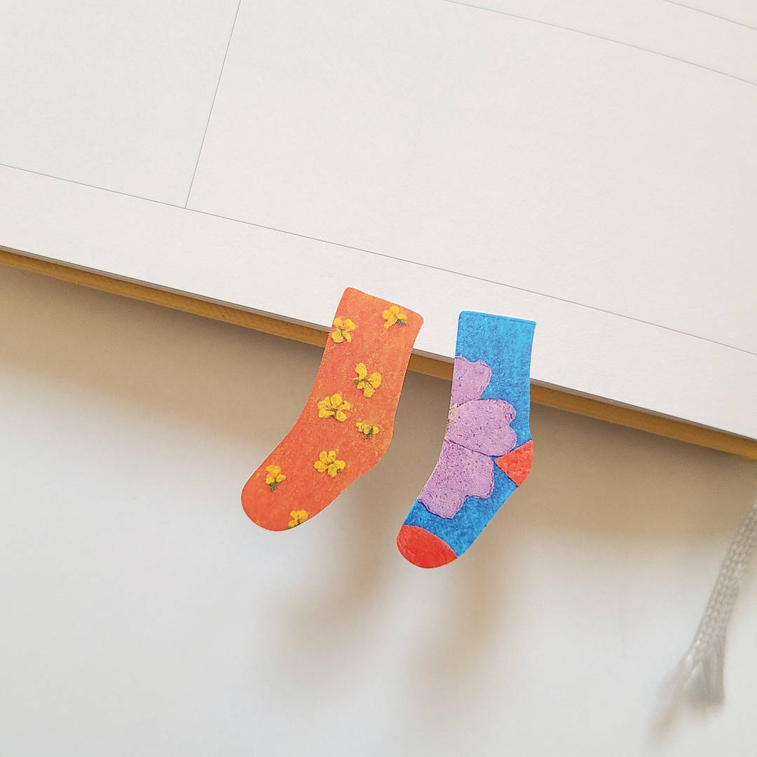 [stickers] 12 wish socks_removable sticker