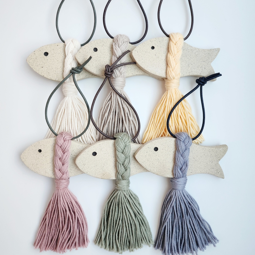 Decoration Cod Fish Ceramic Protective Cod Fish Ornament (L) | idus