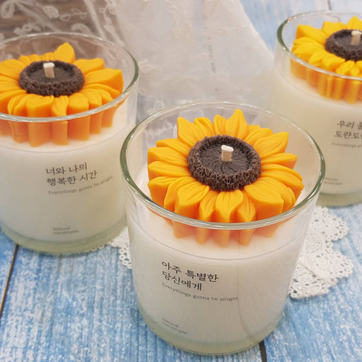 (핸즈잇수다) 🌻해바라기캔들🌻 | 아이디어스 - 핸드메이드, 수공예, 수제 먹거리 (핸즈잇수다) 🌻해바라기캔들🌻
