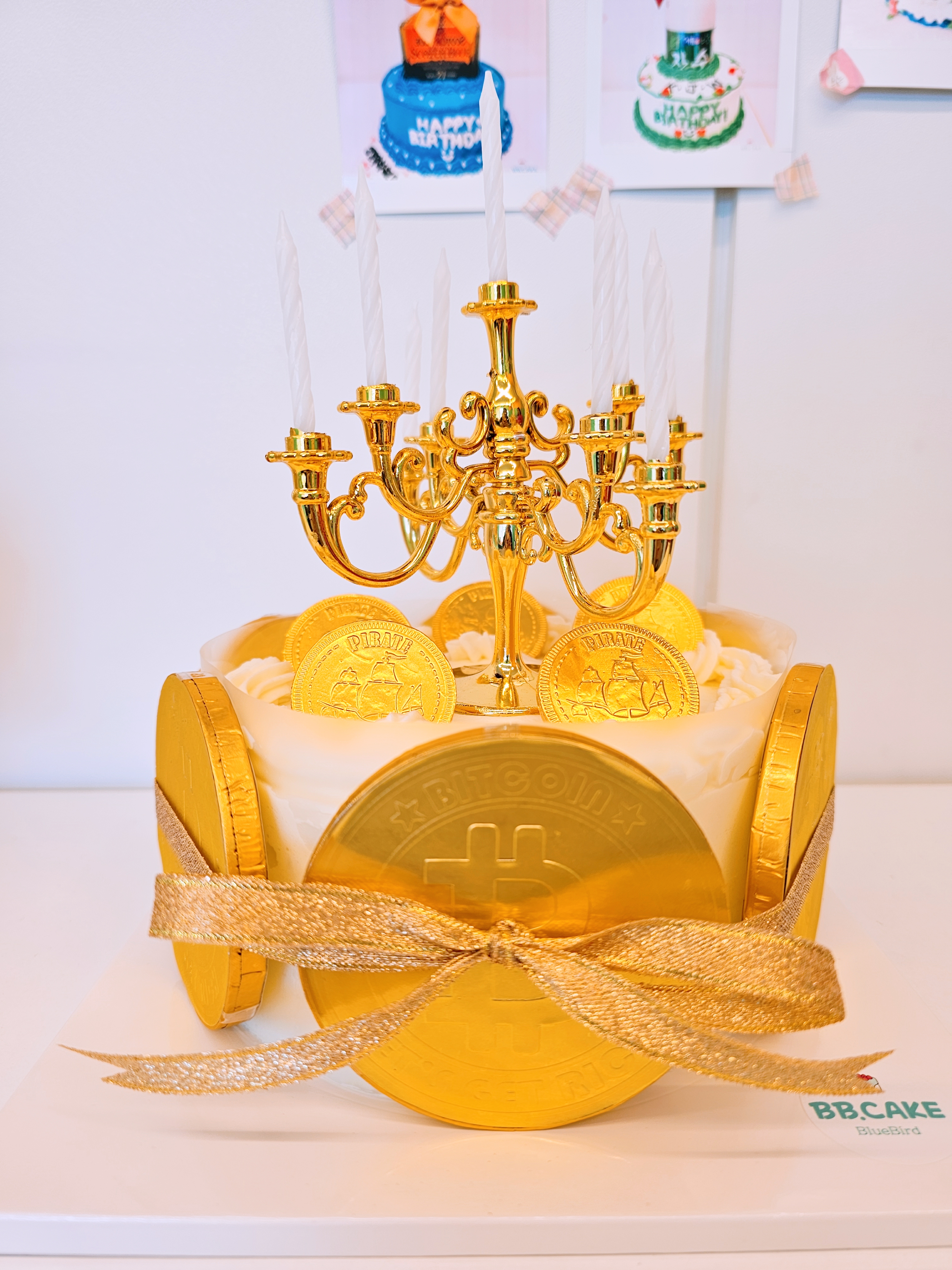 골드케이크🌟(생일 환갑 칠순 선물) 비트코인케이크 [원산지:작품정보참조] | 아이디어스