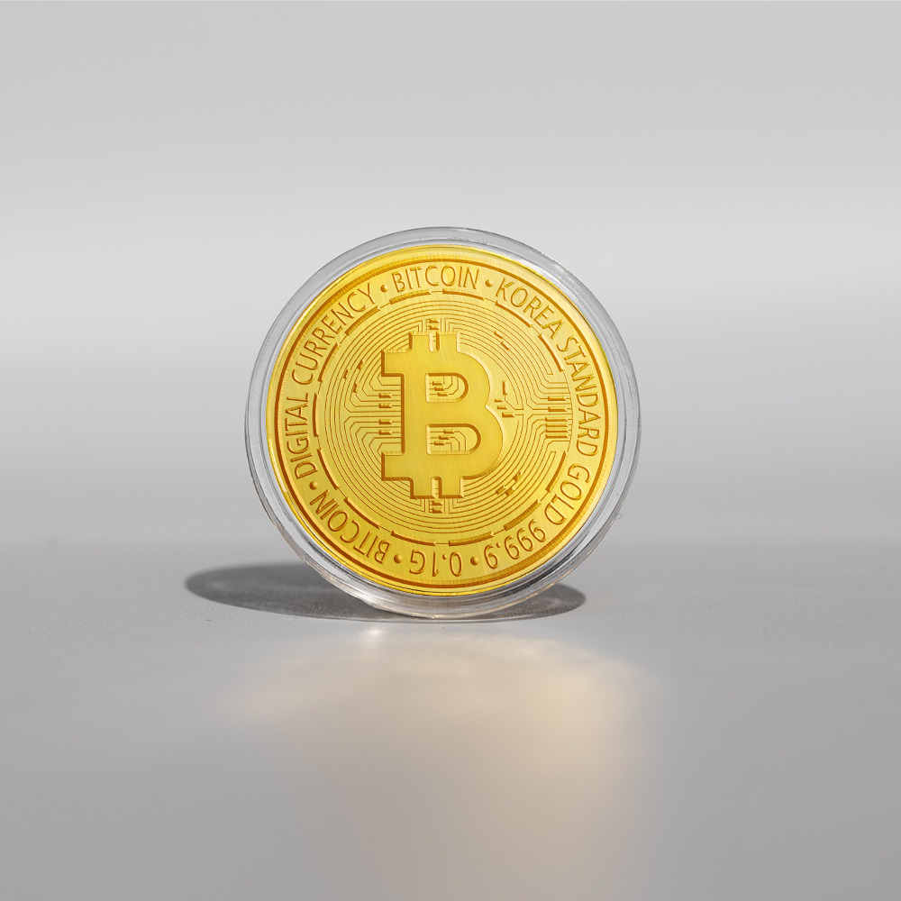 한국표준금거래소] 24K 순금 비트코인 0.1g 키링 | 아이디어스