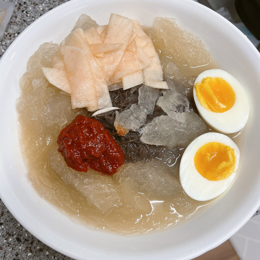 🍜육각수냉면🍜물비빔냉면❤️해장에좋은 | 아이디어스 🍜육각수냉면🍜물비빔냉면❤️해장에좋은