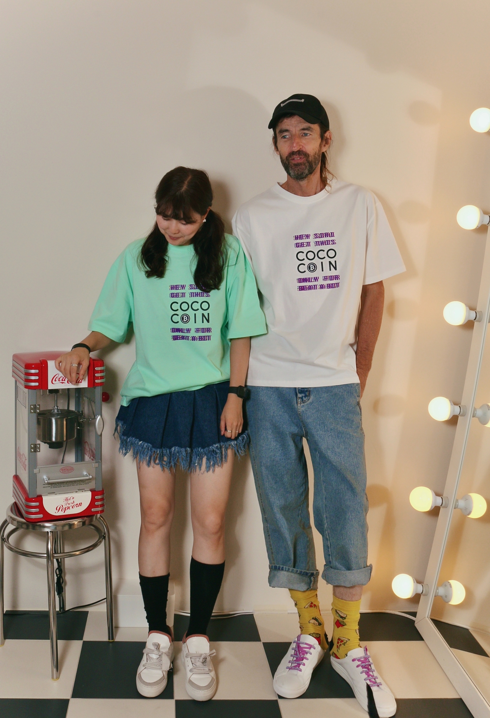 2022 Pick a Cell 코인 하프슬리브 셔츠 | 아이디어스